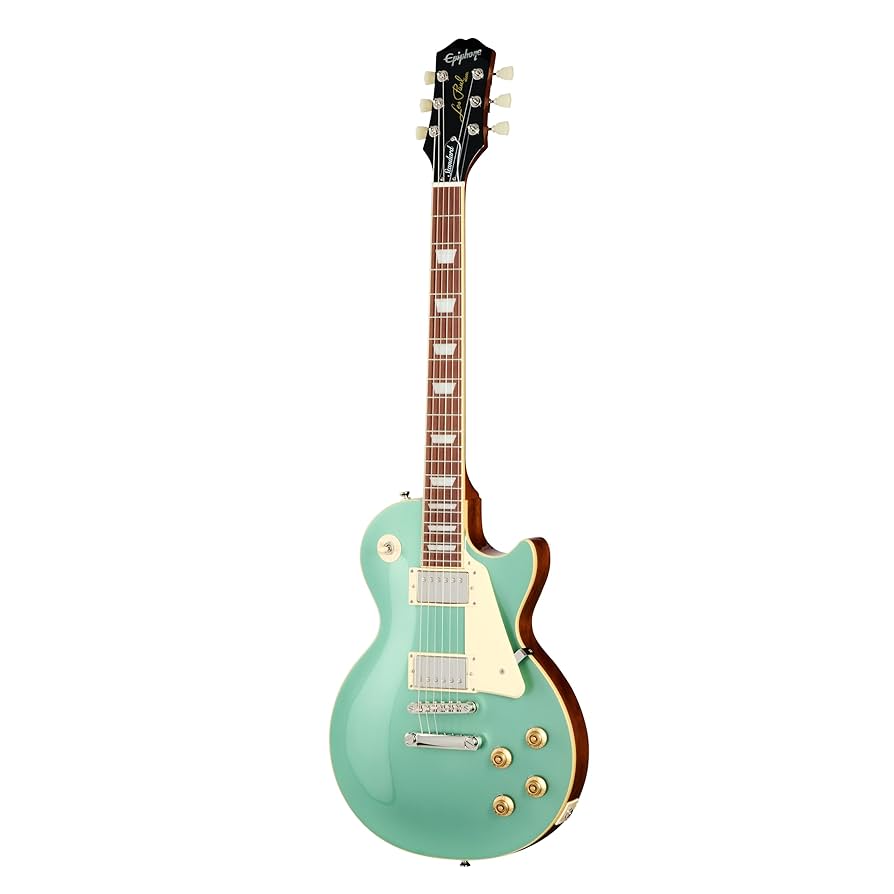 Epiphone Les Paul Standard Pro グリーン ケース付 Epiphone Les Paul Standard 50s Figured Seafoam Green w/Gig